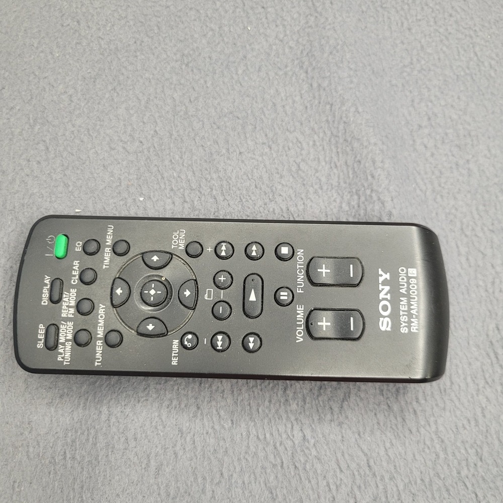 Sony RM-AMU009 System Audio Remote Control CMT-BX20I CMT-LX20I CMT-LX40i Works